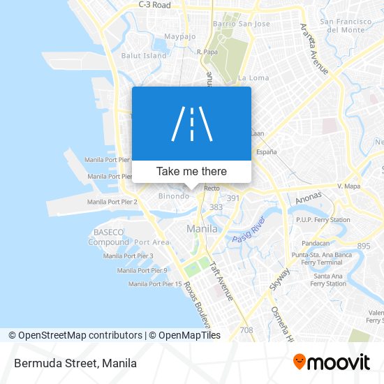 Bermuda Street map
