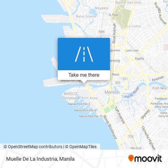 Muelle De La Industria map