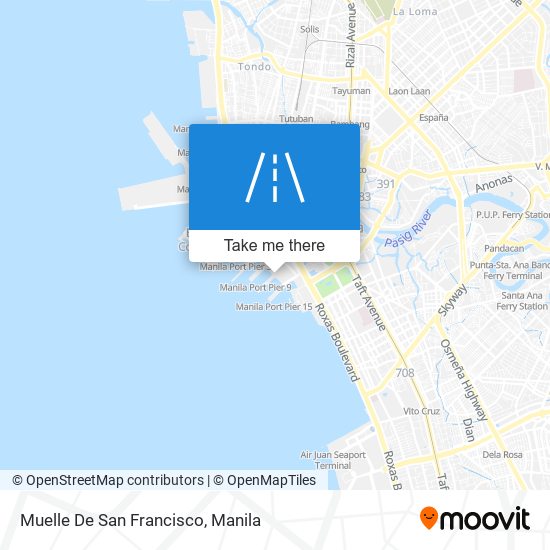 Muelle De San Francisco map