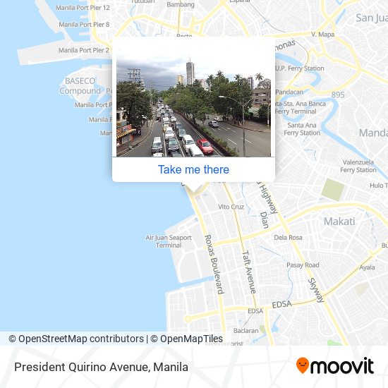 President Quirino Avenue map