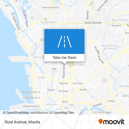 Rizal Avenue map