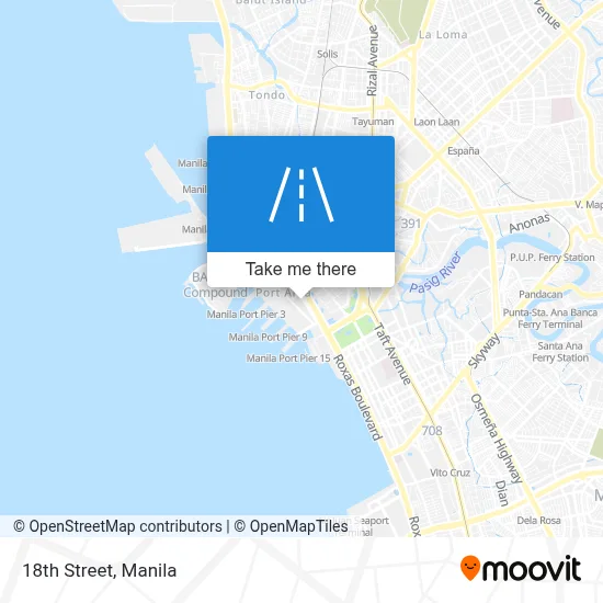 18th Street map