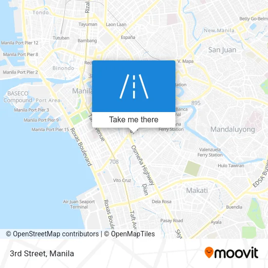 3rd Street map