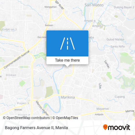 Bagong Farmers Avenue II map