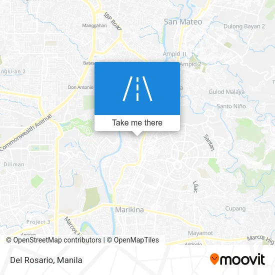 Del Rosario map