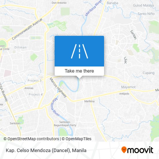 Kap. Celso Mendoza (Dancel) map