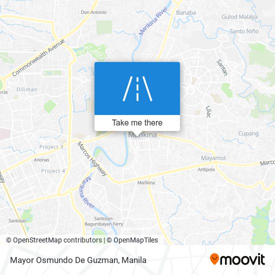 Mayor Osmundo De Guzman map