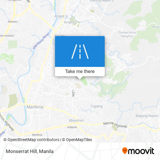 Monserrat Hill map