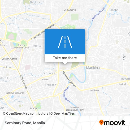 Seminary Road map