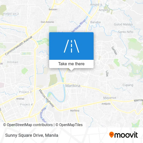 Sunny Square Drive map