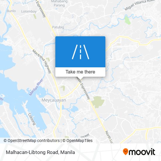 Malhacan-Libtong Road map