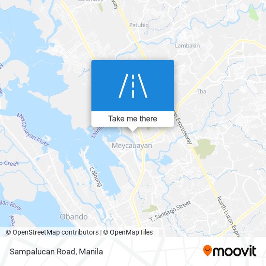 Sampalucan Road map