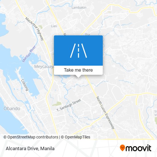 Alcantara Drive map