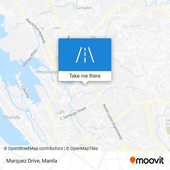Marquez Drive map