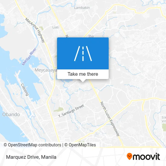 Marquez Drive map