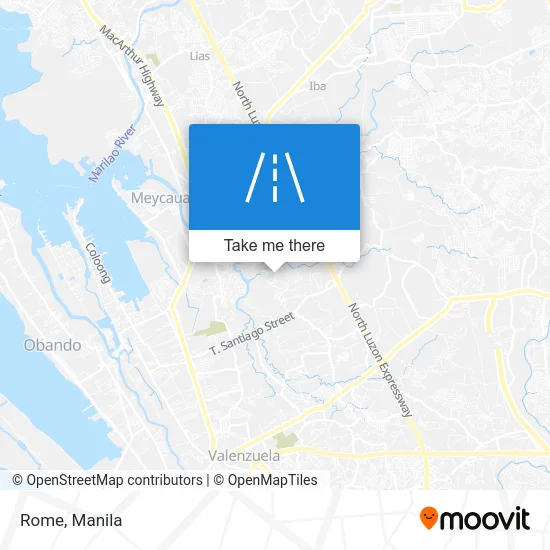 Rome map