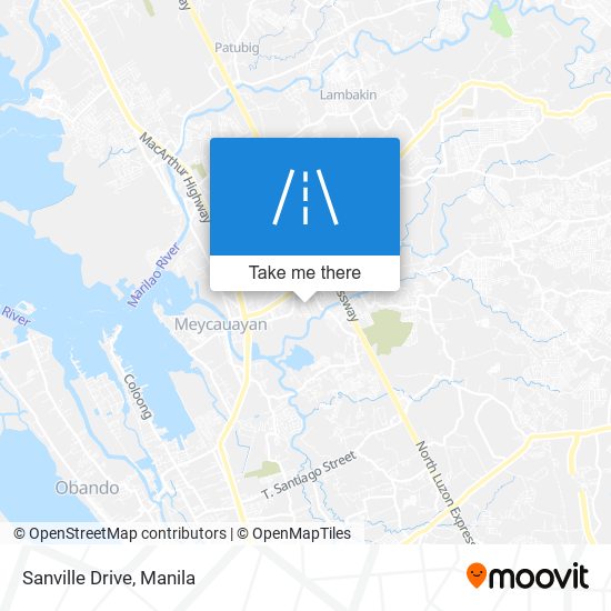 Sanville Drive map