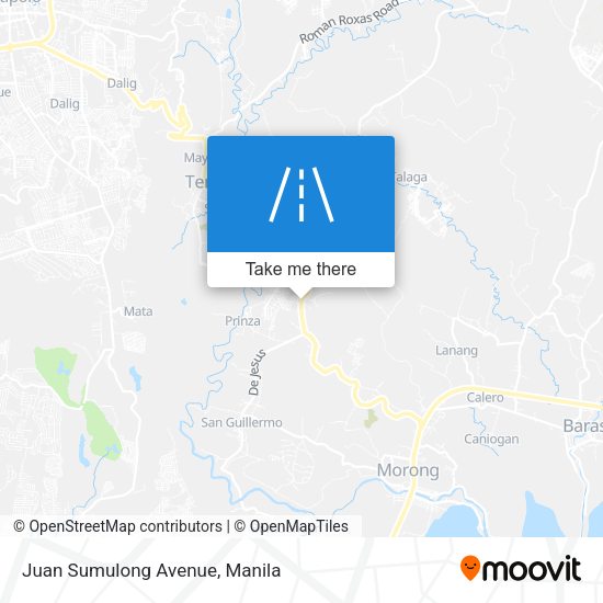 Juan Sumulong Avenue map