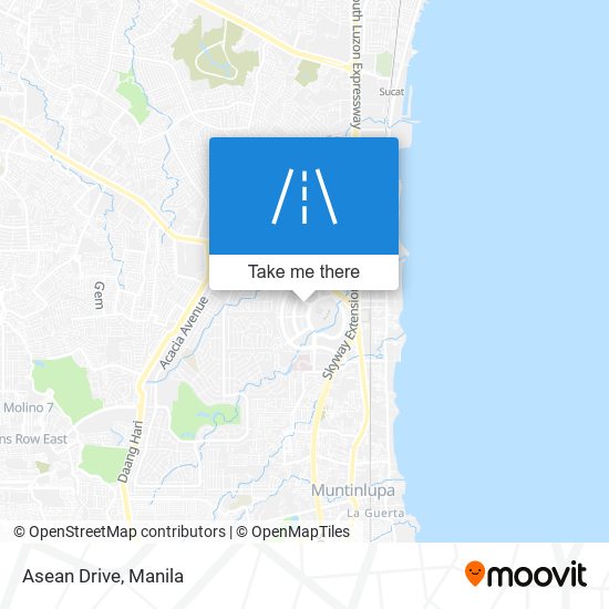 Asean Drive map