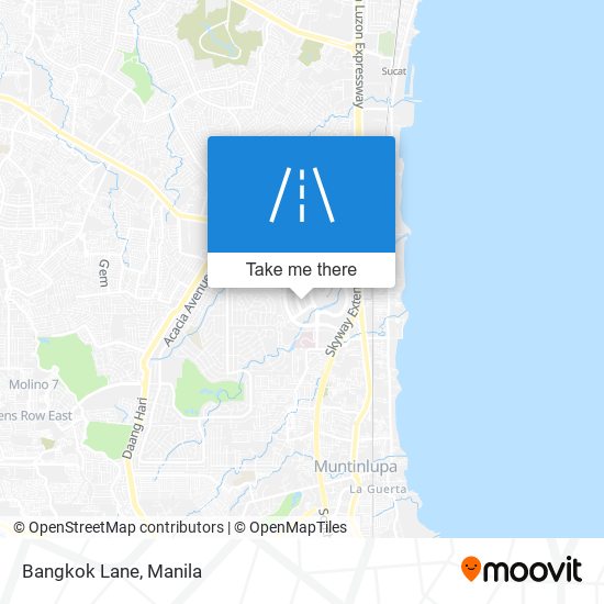 Bangkok Lane map