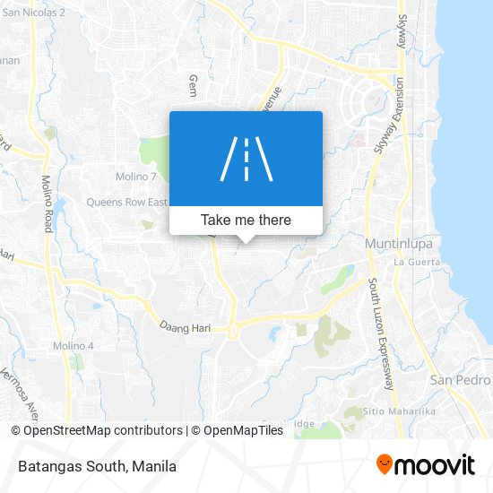 Batangas South map