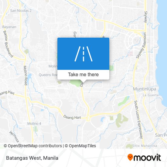 Batangas West map