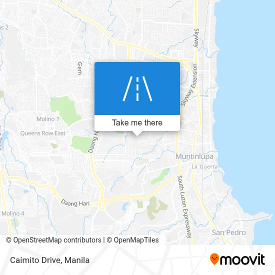 Caimito Drive map