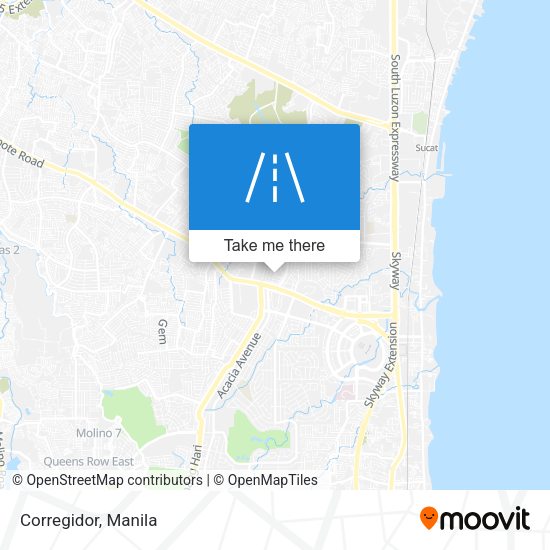 Corregidor map