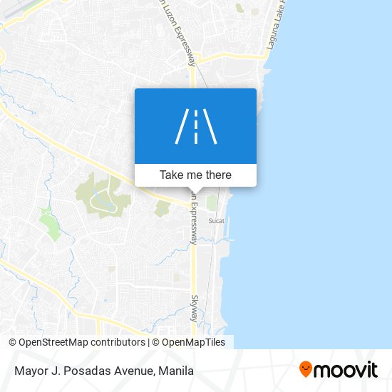 Mayor J. Posadas Avenue map