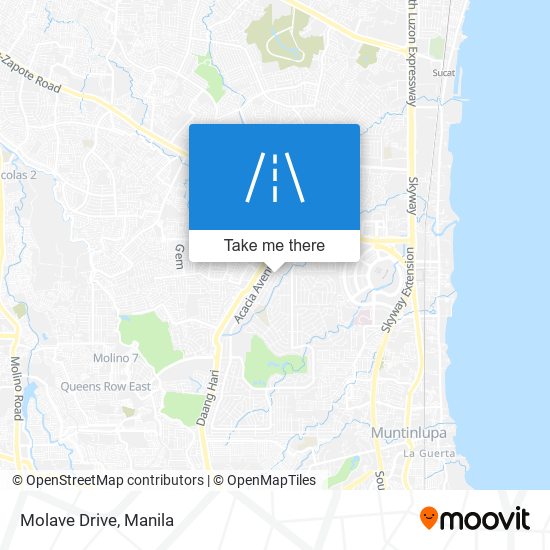 Molave Drive map