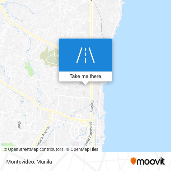 Montevideo map