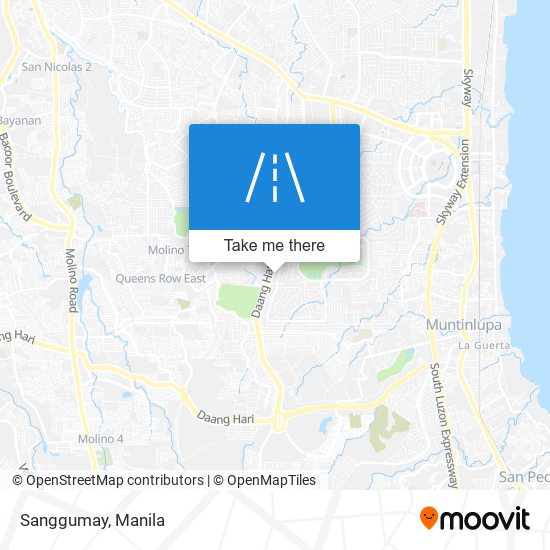 Sanggumay map