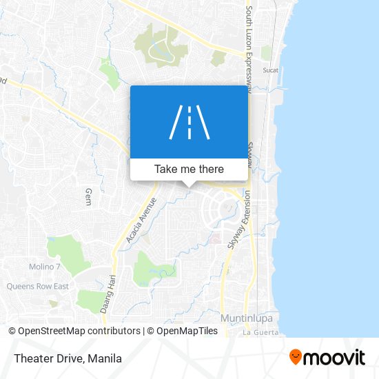 Theater Drive map