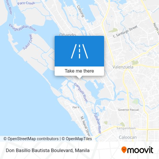 Don Basilio Bautista Boulevard map
