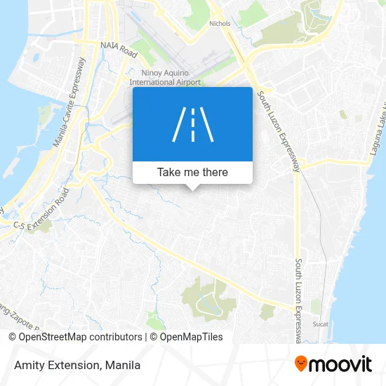 Amity Extension map