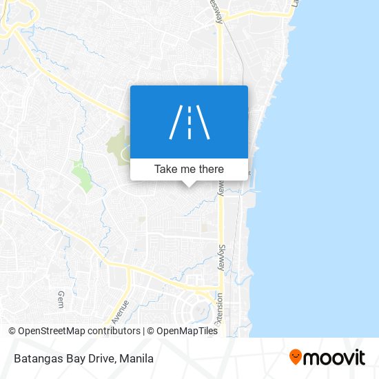 Batangas Bay Drive map