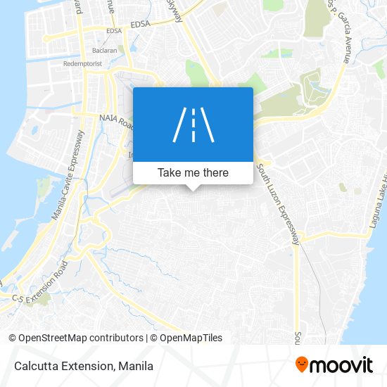 Calcutta Extension map