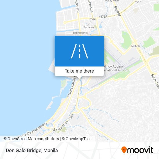 Don Galo Bridge map