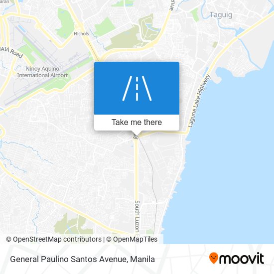 General Paulino Santos Avenue map