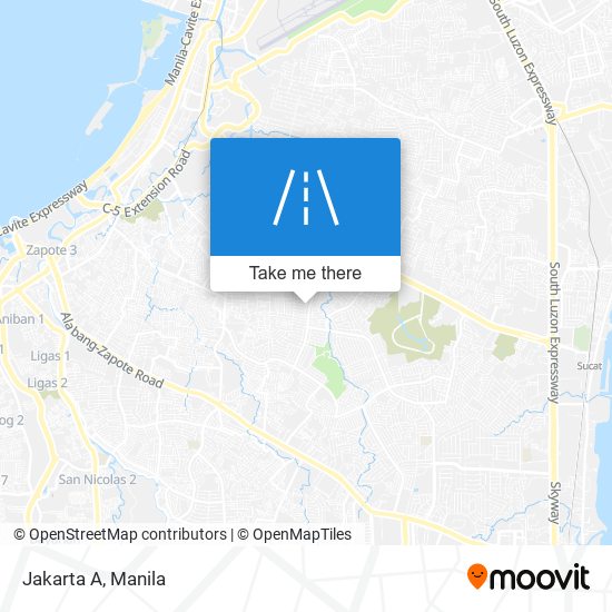 Jakarta A map