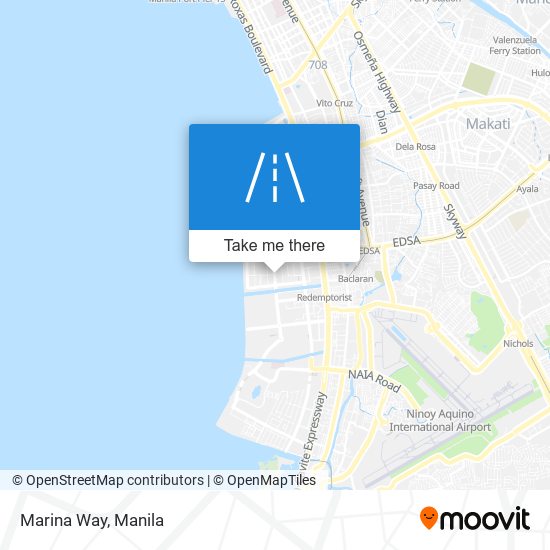 Marina Way map