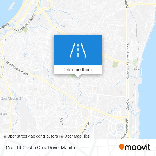 (North) Cocha Cruz Drive map