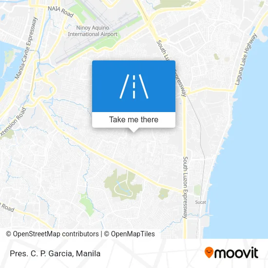 Pres. C. P. Garcia map