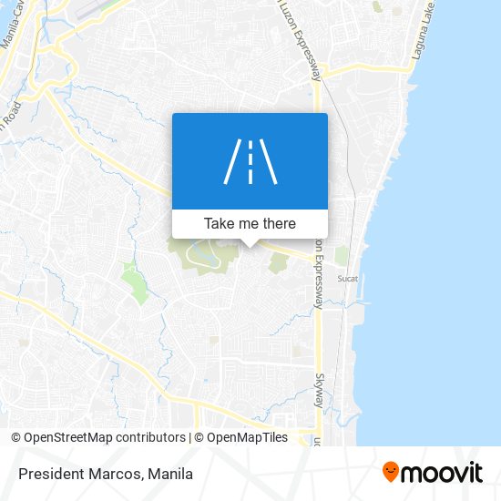 President Marcos map