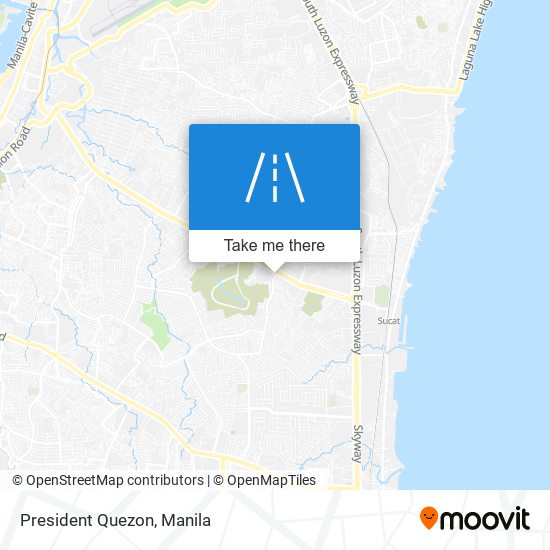 President Quezon map