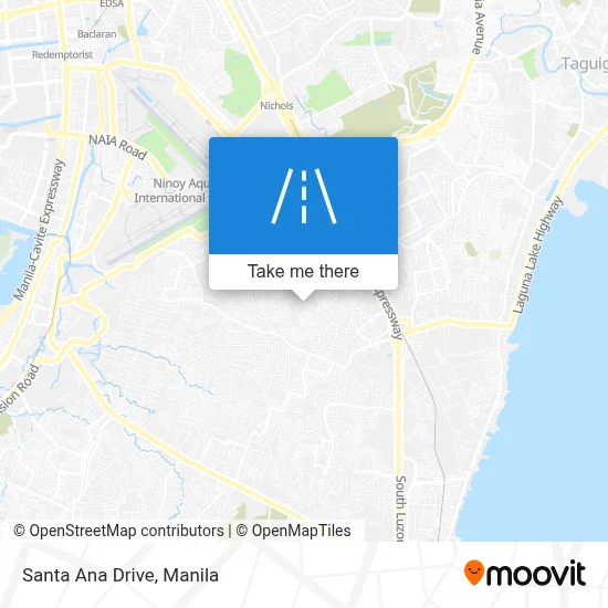 Santa Ana Drive map