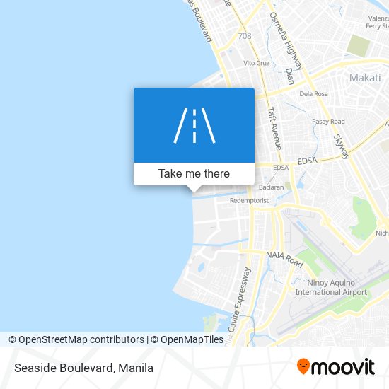 Seaside Boulevard map