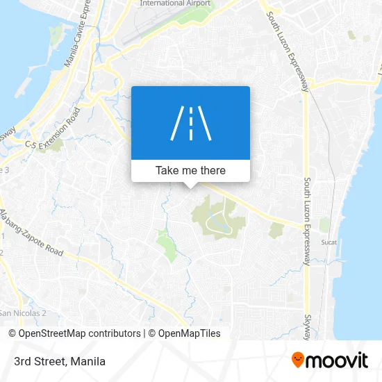 3rd Street map