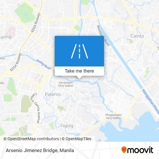 Arsenio Jimenez Bridge map