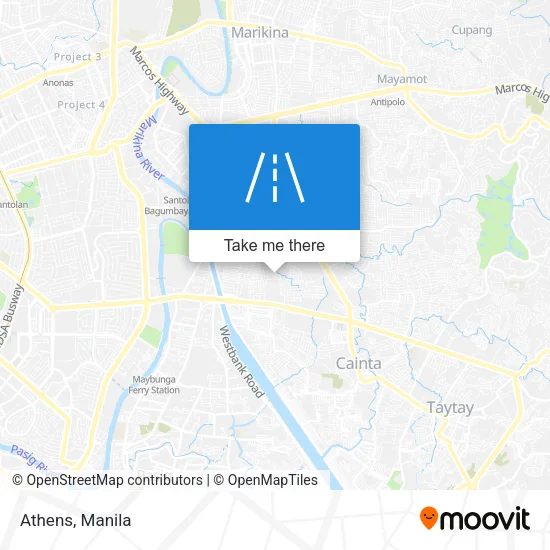 Athens map